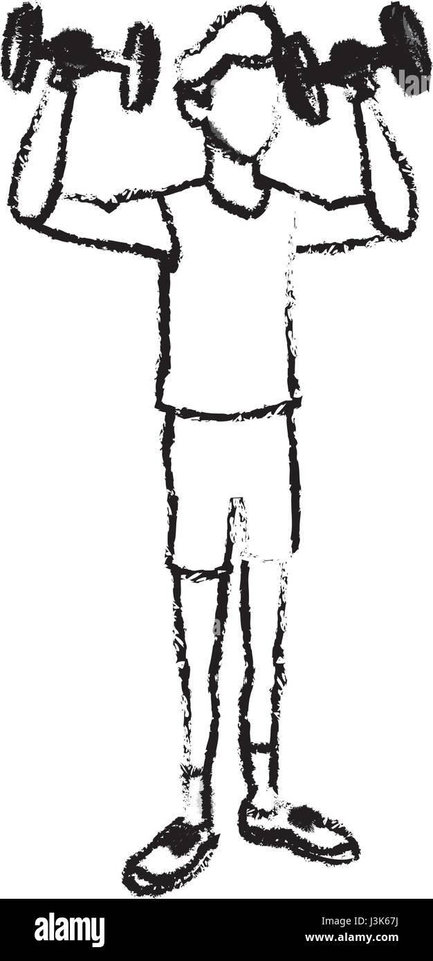 Weightlifting Sketch High Resolution Stock Photography And Images Alamy