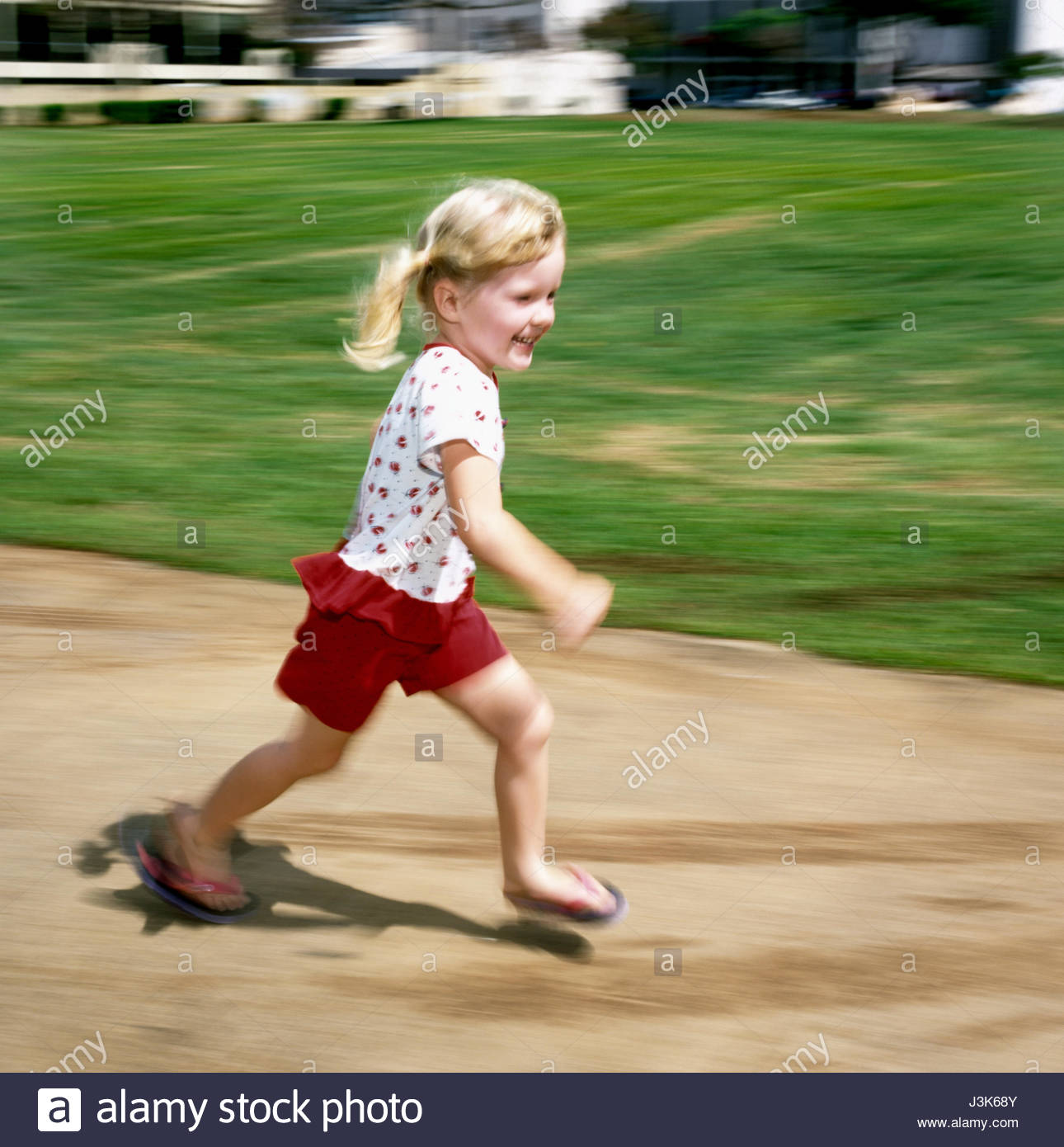 running with slippers