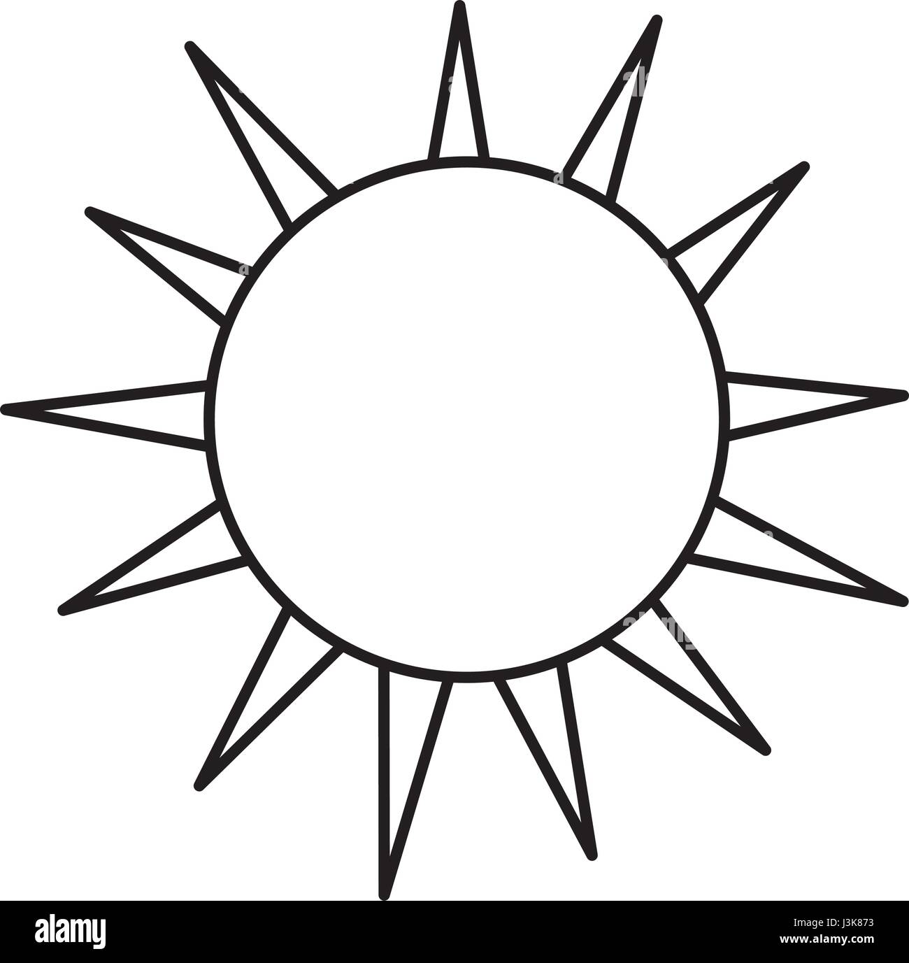 Hot sun clipart Black and White Stock Photos & Images - Alamy