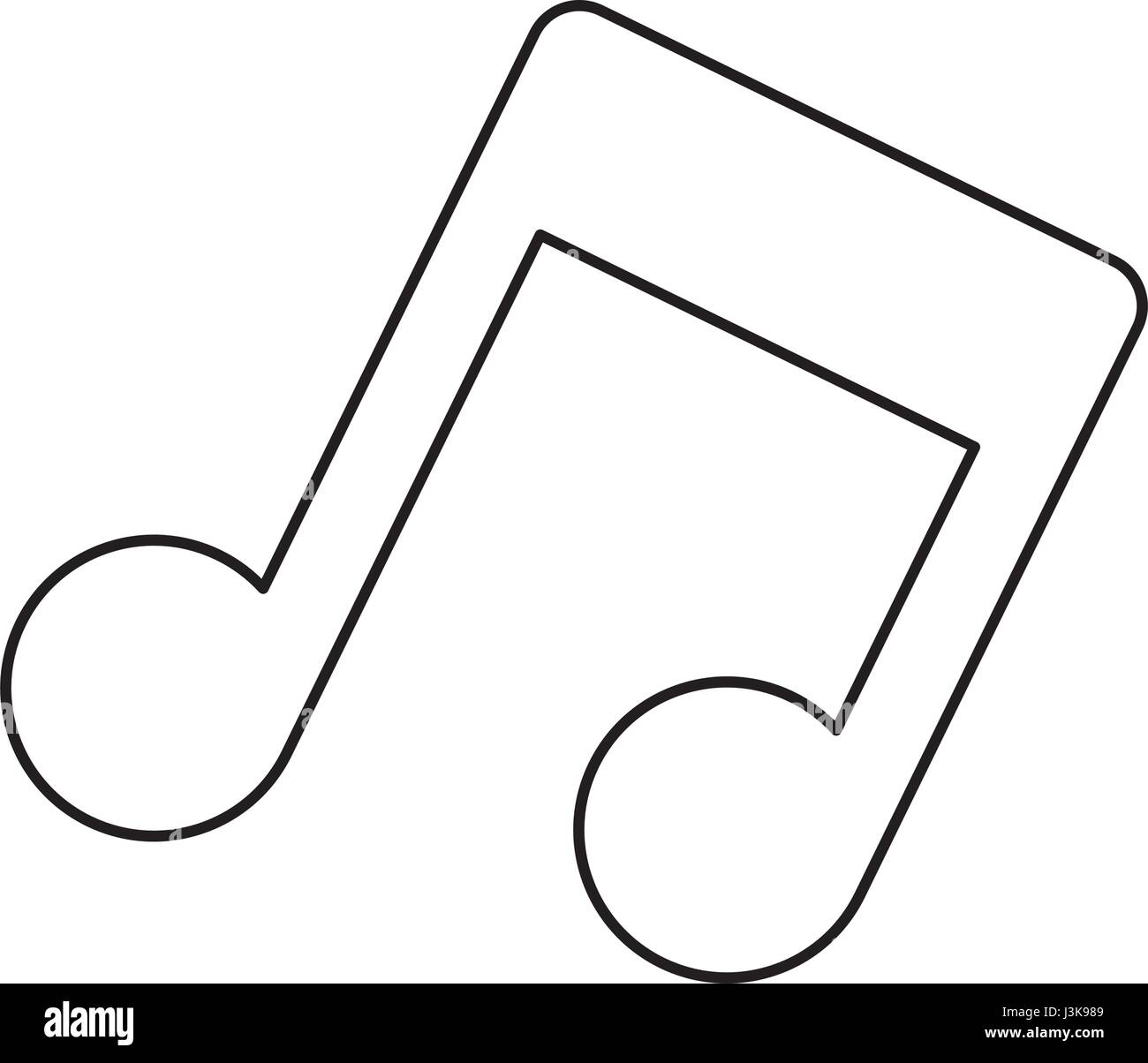 Music note symbol Stock Vector Image & Art Alamy