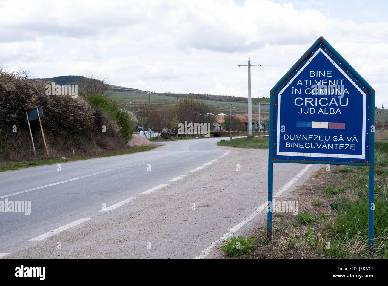 city limits sign of