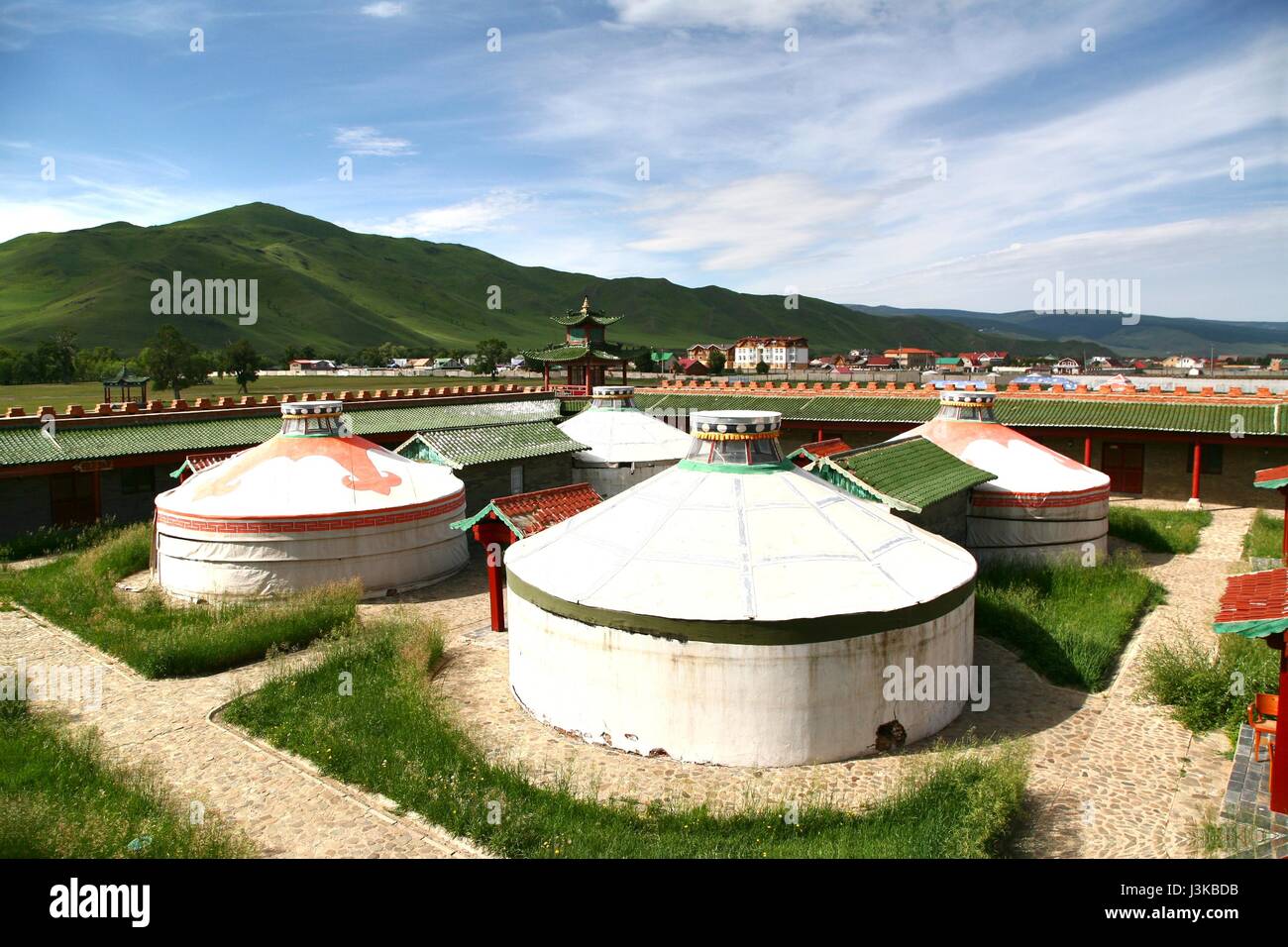 The ger camp at Ulaanbaatar , Mongolia Stock Photo - Alamy