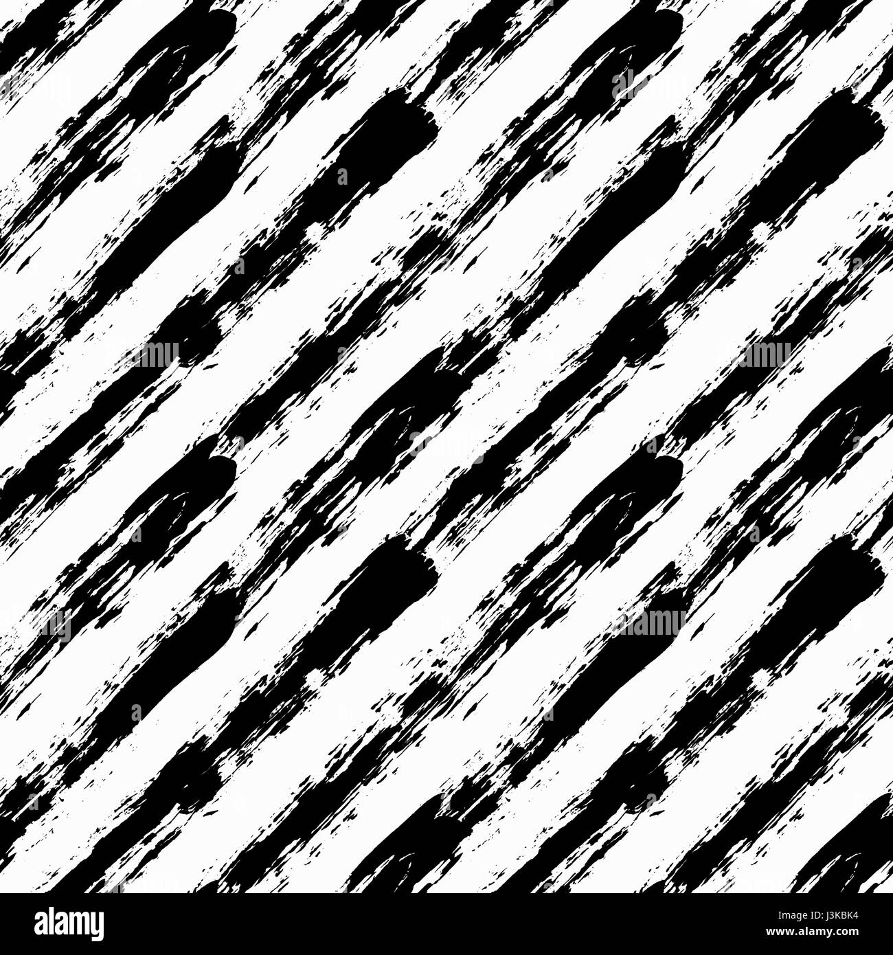 Diagonal Striped Pattern Painted Stock Vector