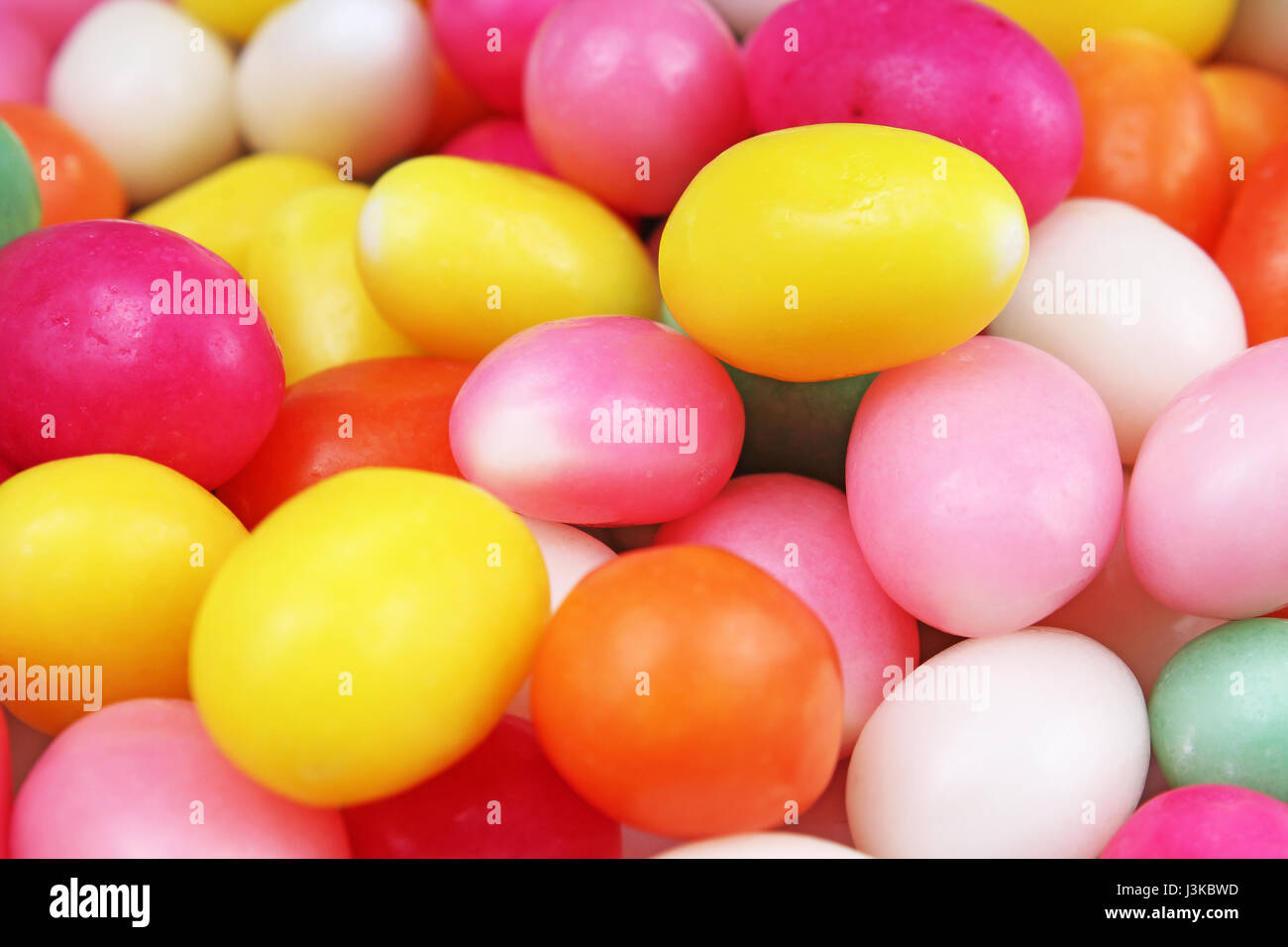 Easter candy. Egg shaped sugar candy for easter season Stock Photo Alamy