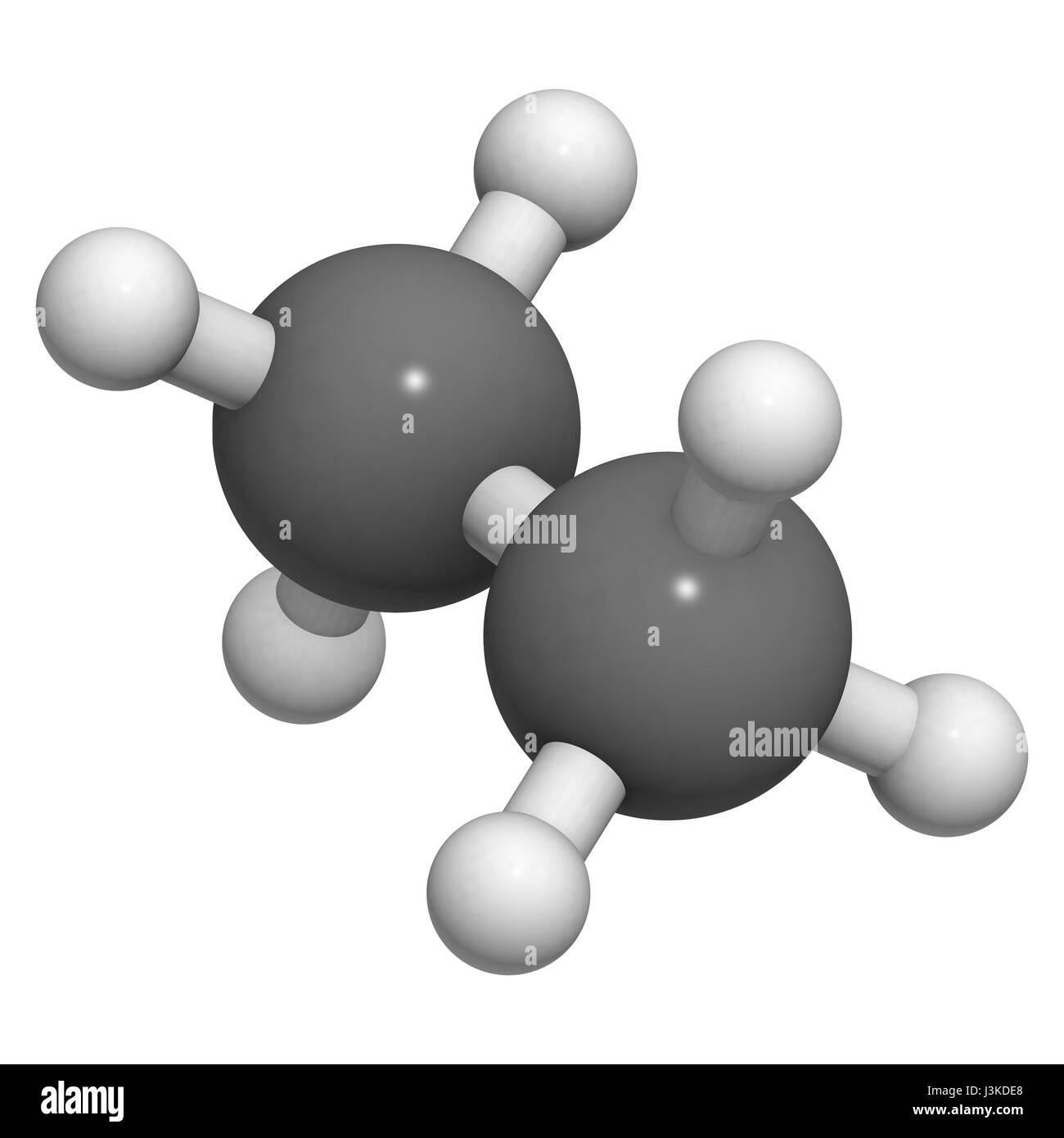 Atoms natural component, molecular ethane model. gas are ...