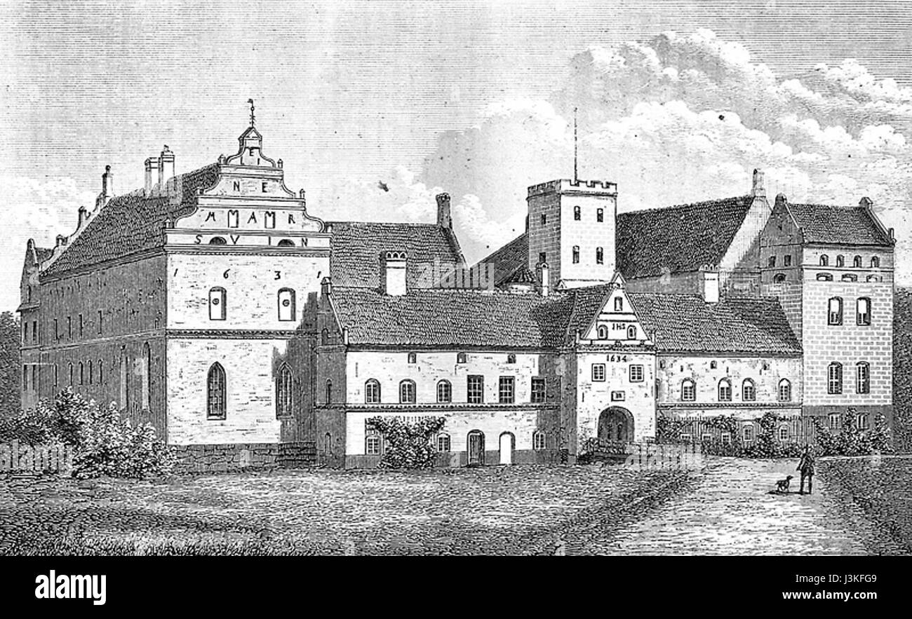 Renaissance manor house Black and White Stock Photos & Images - Alamy