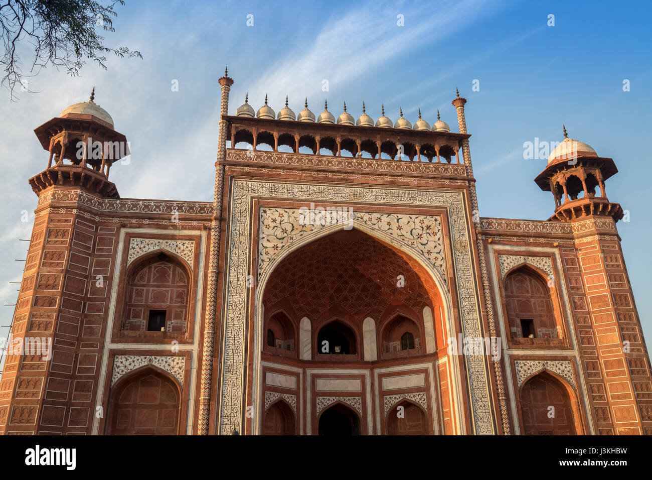 Taj Mahal west entrance gate A Mughal Indian architectural structure