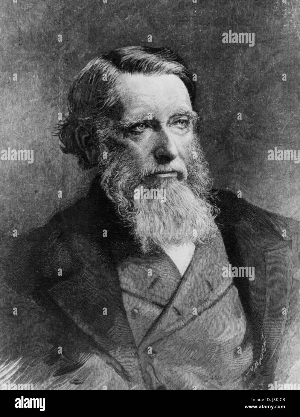 Gravure de John Ruskin Stock Photo Alamy