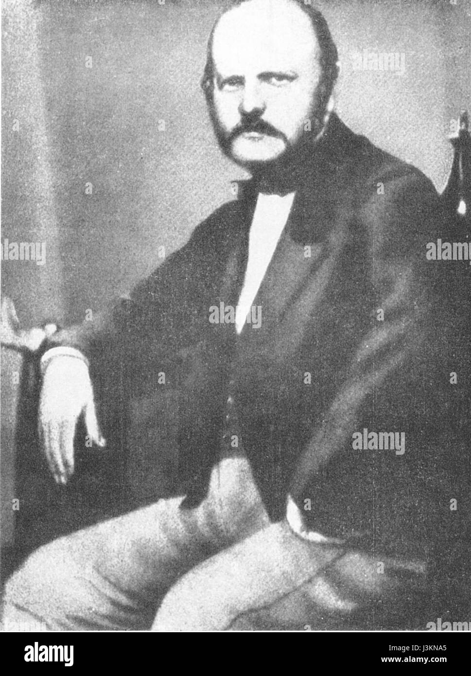 Ignaz Semmelweis 1858 Stock Photo
