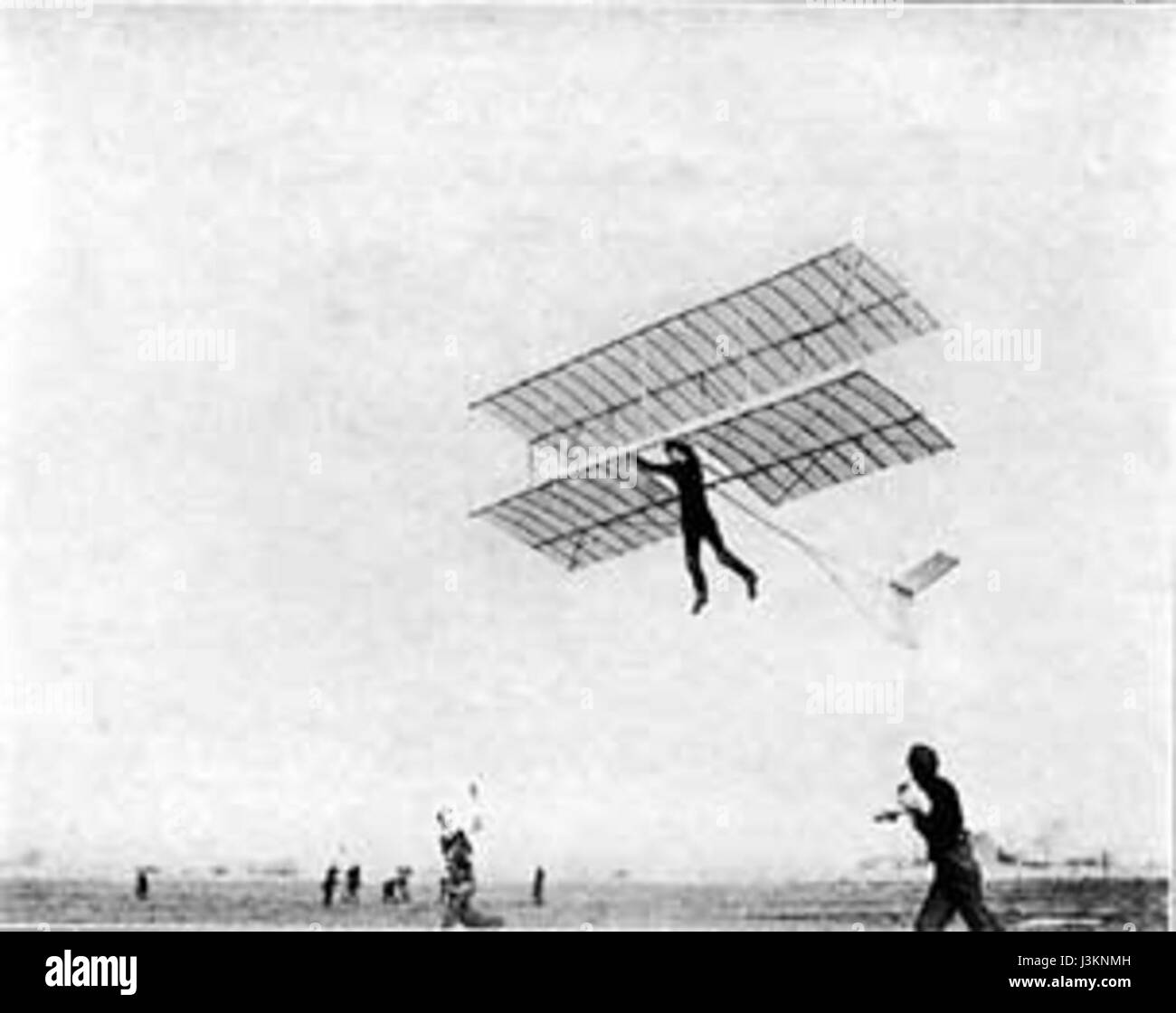 Hang Glider 1920s Stock Photo Alamy