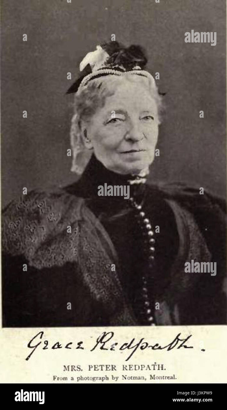 Grace Redpath by William Notman Stock Photo