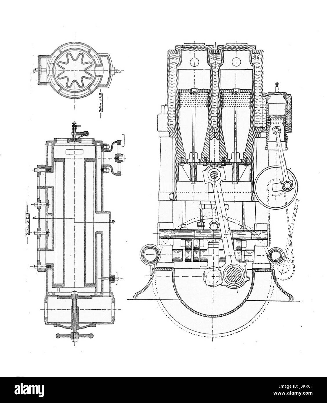 Marine engine section Cut Out Stock Images & Pictures Alamy