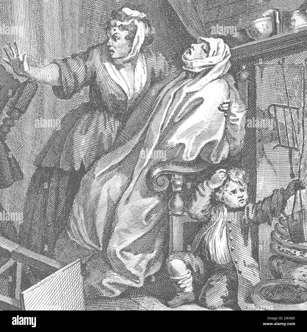 Hogarth Harlot 5 2 Stock Photo Alamy