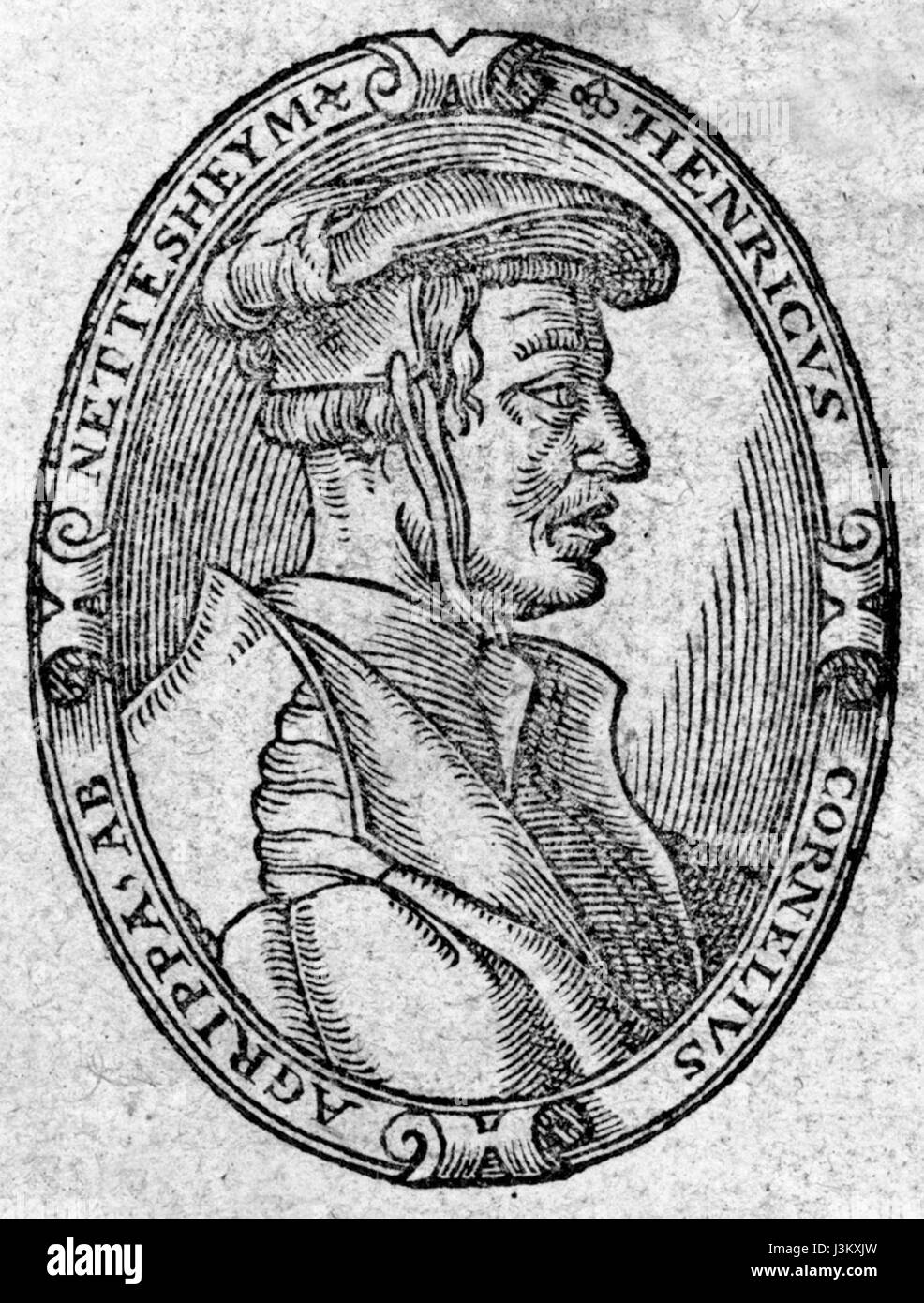 Heinrich Cornelius Agrippa von Nettesheim Stock Photo Alamy