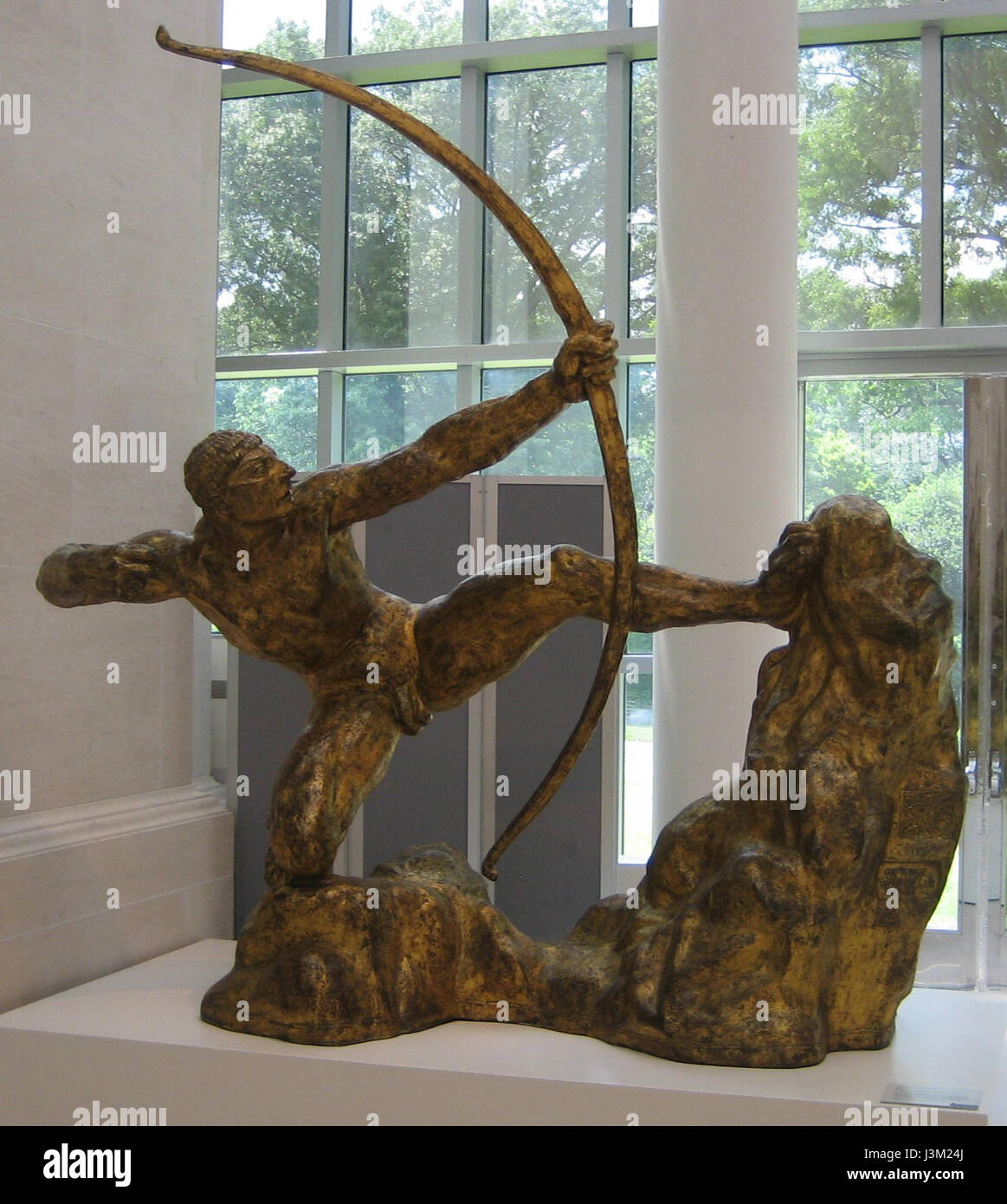 Hercules the Archer by Emile Antoine Bourdelle Stock Photo