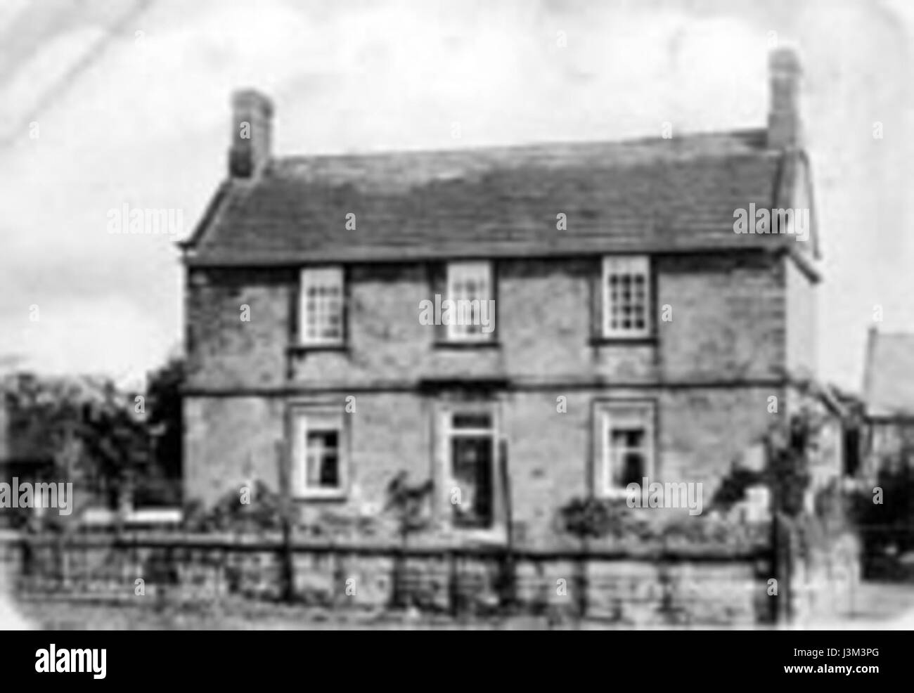 Hanson House circa 1890 Normanton West Yorkshire Stock Photo