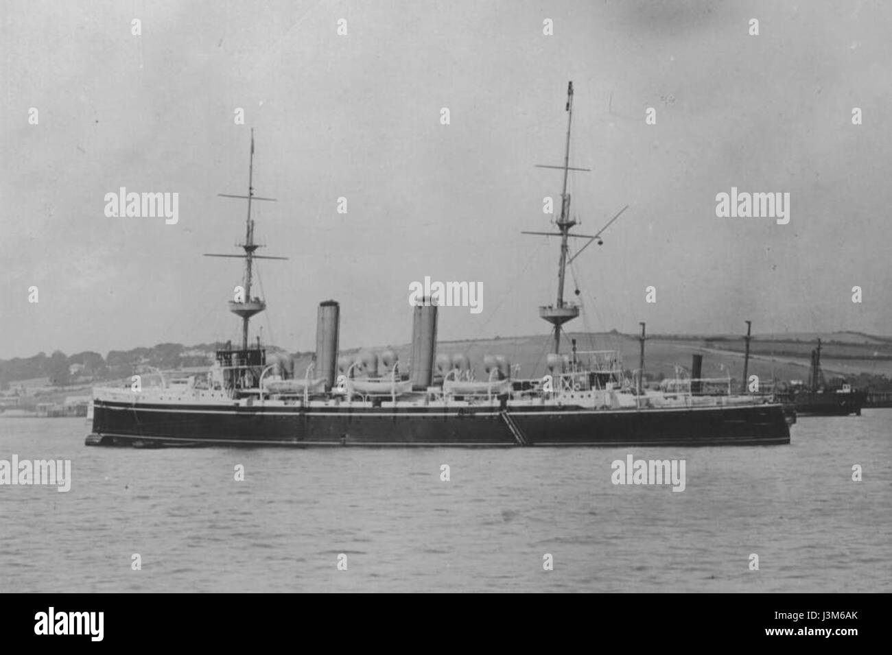 HMS Juno 1901 Stock Photo