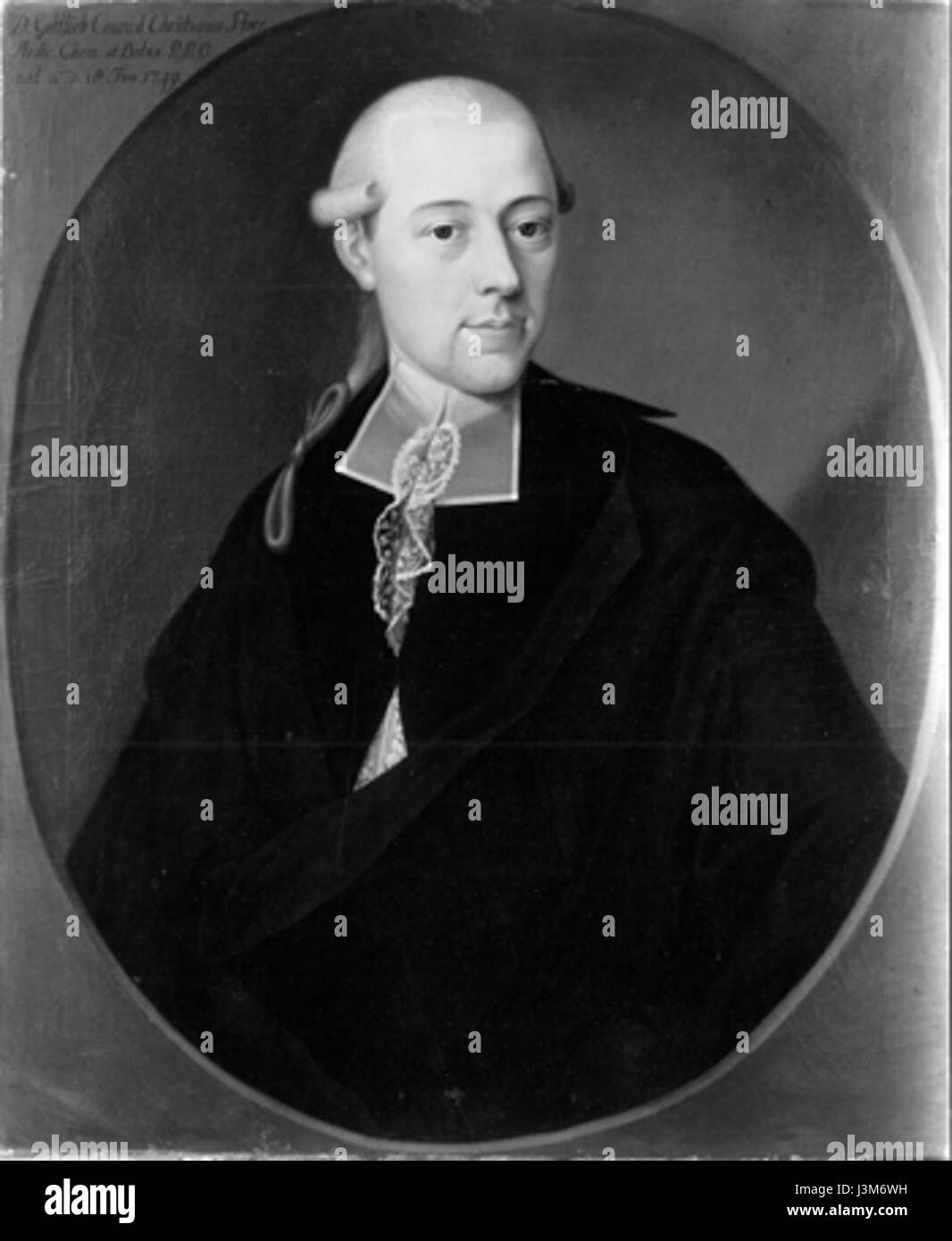 Gottlob Conrad Christian Storr was a German theologian and philosopher active in the 18th and 19th centuries. He contributed significantly to German idealism and philosophy of religion. Stock Photo