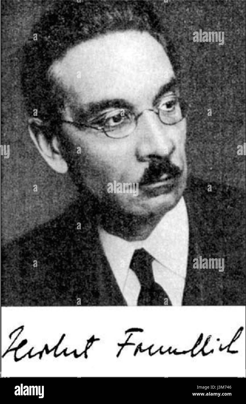Herbert Freundlich ca1922 Stock Photo