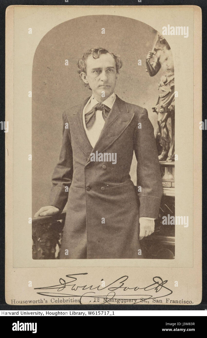 The Harvard Theatre Collection includes works related to Edwin Booth ...