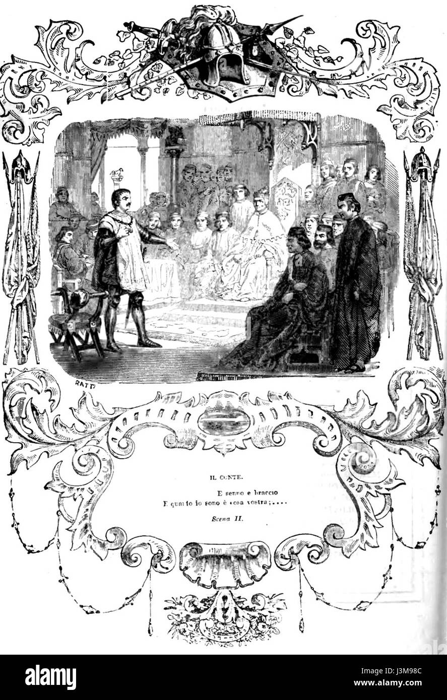 Il Conte di Carmagnola p218 Stock Photo Alamy