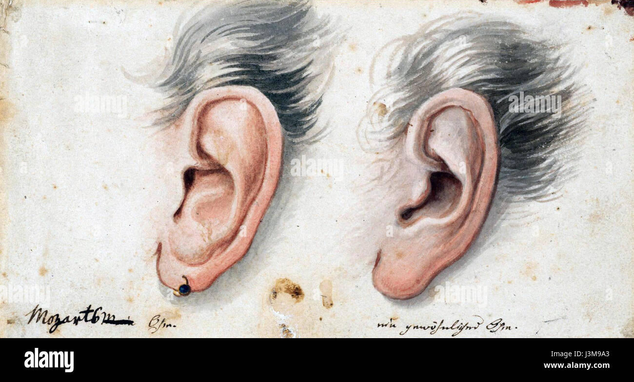 Mozart autograph hi-res stock photography and images - Alamy