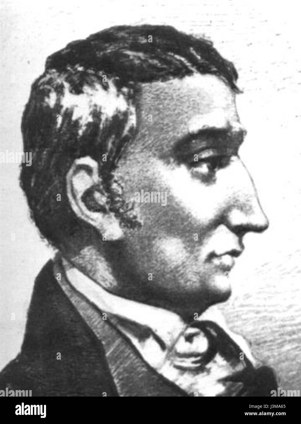 Henri de Saint simon portrait Stock Photo Alamy