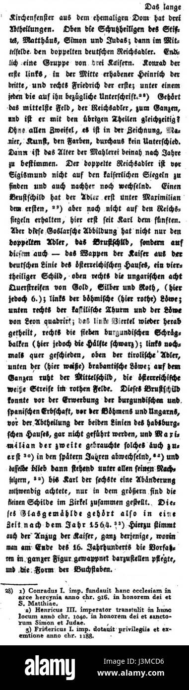 Goslarer Museum Analyse der Bildfenster (Christian Heinrich Delius, 1826) Stock Photo