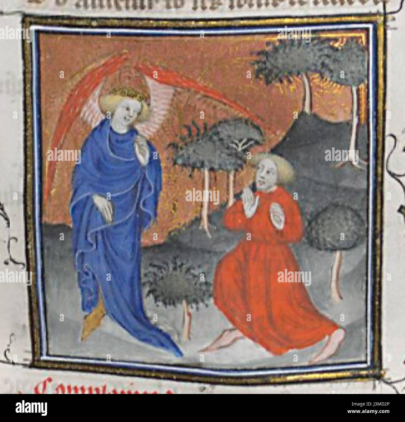 Guillaume De Machaut La Louange Des Dames Amour Et Amant Stock Photo Alamy