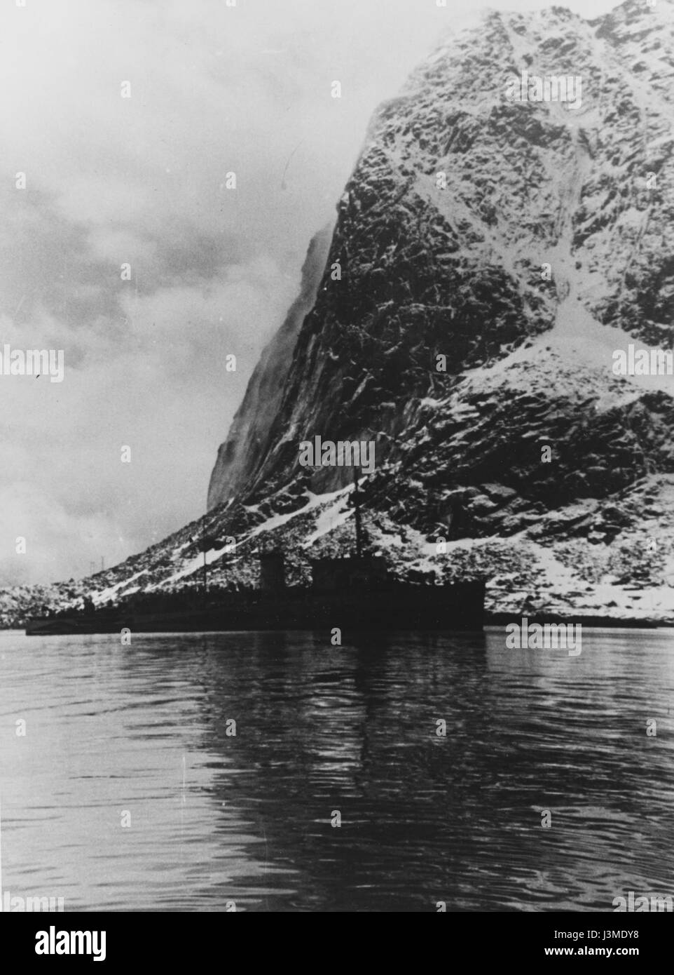 German tender Weser in Norway during World War II Stock Photo Alamy
