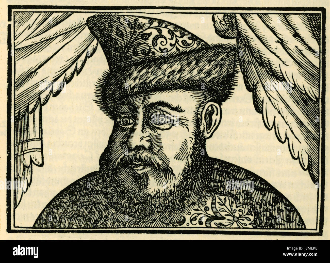 Gestalt des bestendigen Fursten Quarquaras   Schweigger Salomon   1608 Stock Photo
