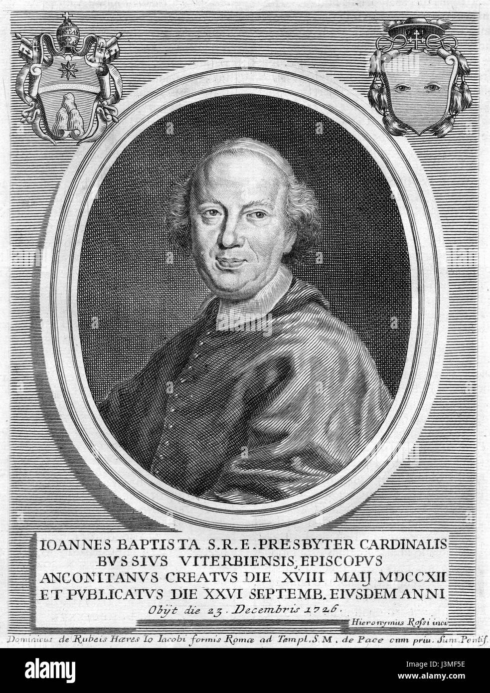 Giovanni Battista Bussi (1657 1726) Stock Photo