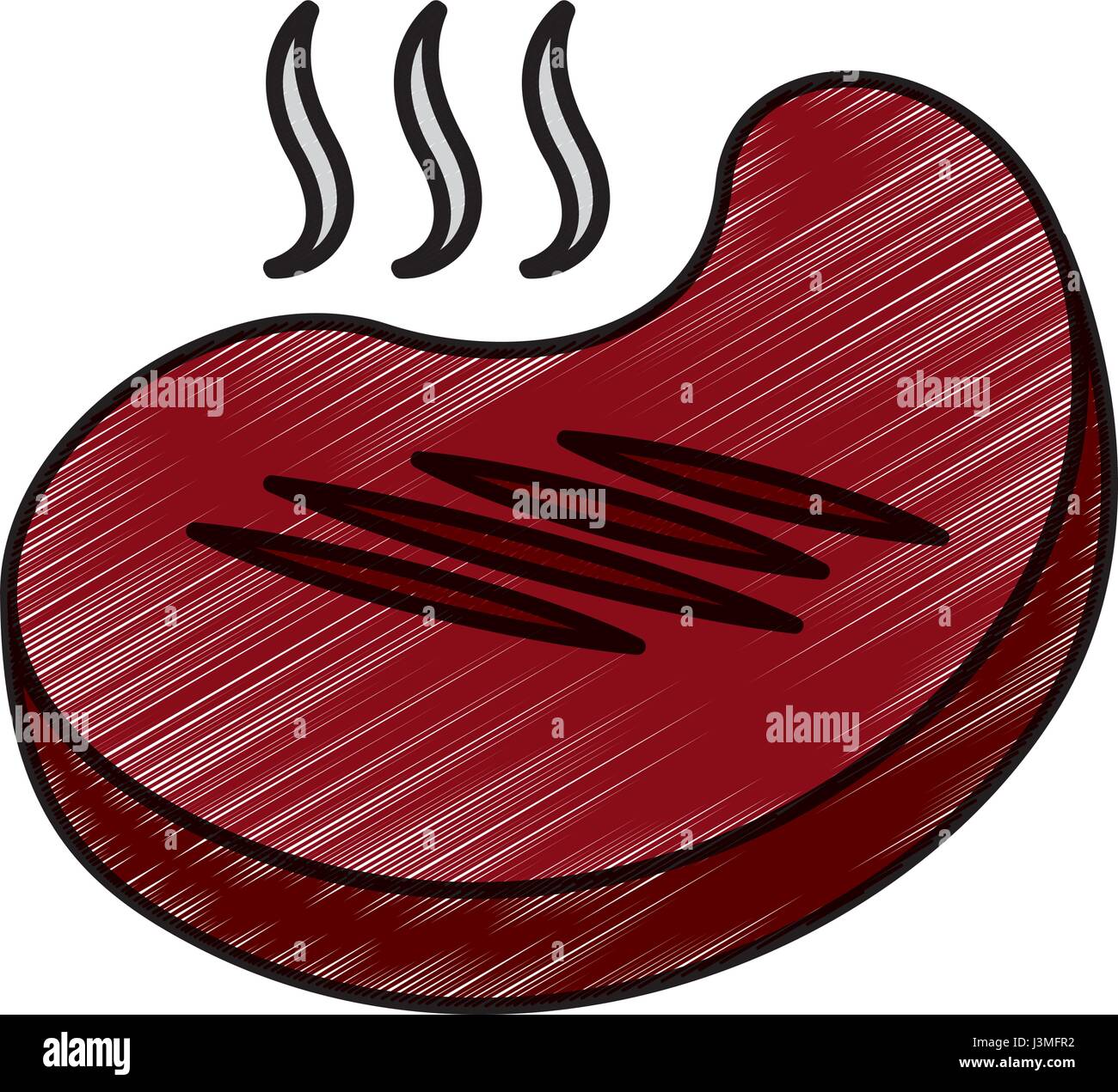 meat beef isolated icon Stock Vector Image & Art - Alamy