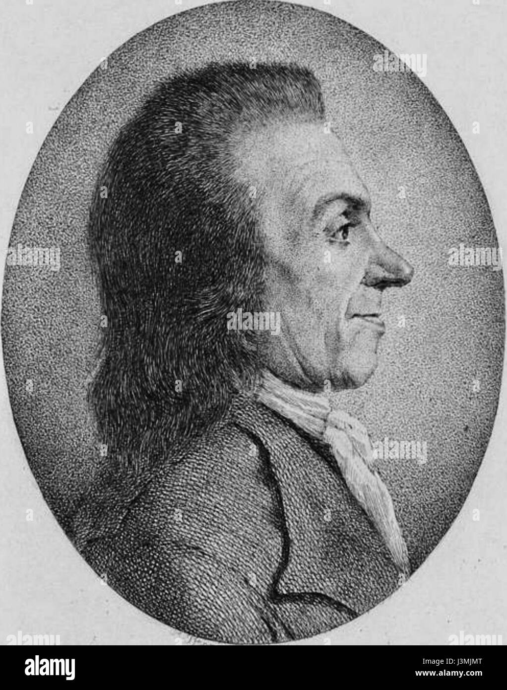 Heinrich Pfenninger Johann Heinrich Pestalozzi dunkel Stock Photo