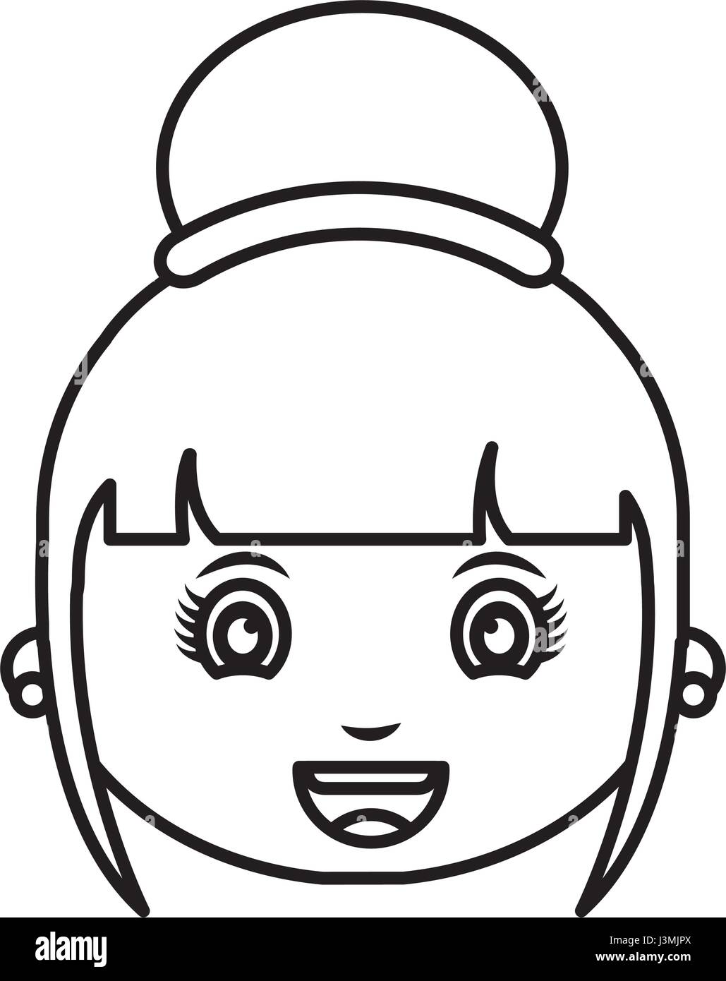 cute little girl student Stock Vector Image & Art - Alamy