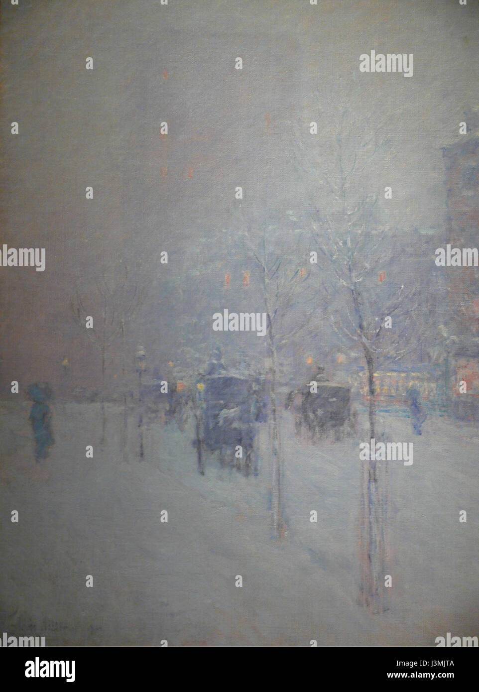 Hassam New York, Late Afternoon Stock Photo