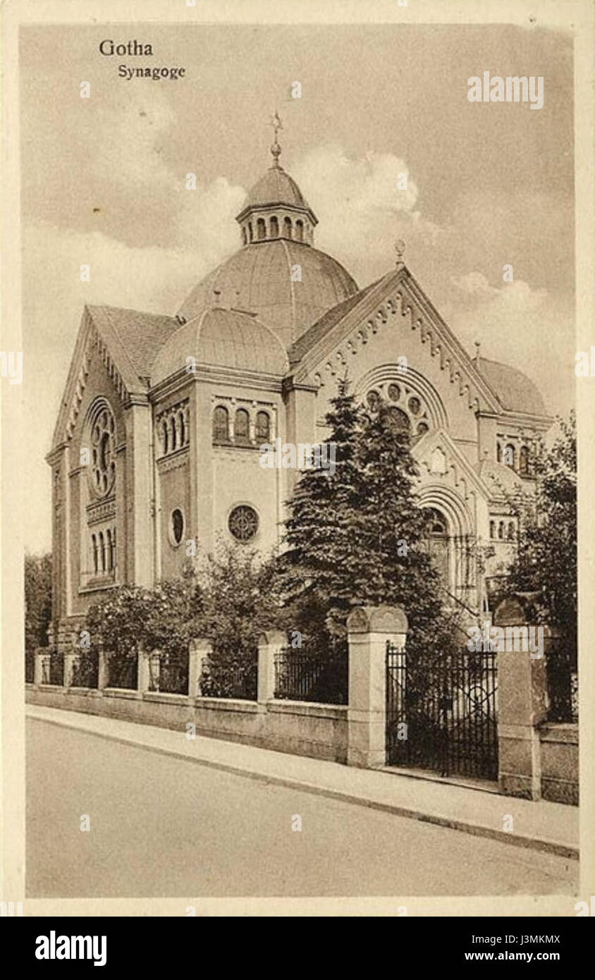 GOTHA SYNAGOGUE 1918 Stock Photo Alamy