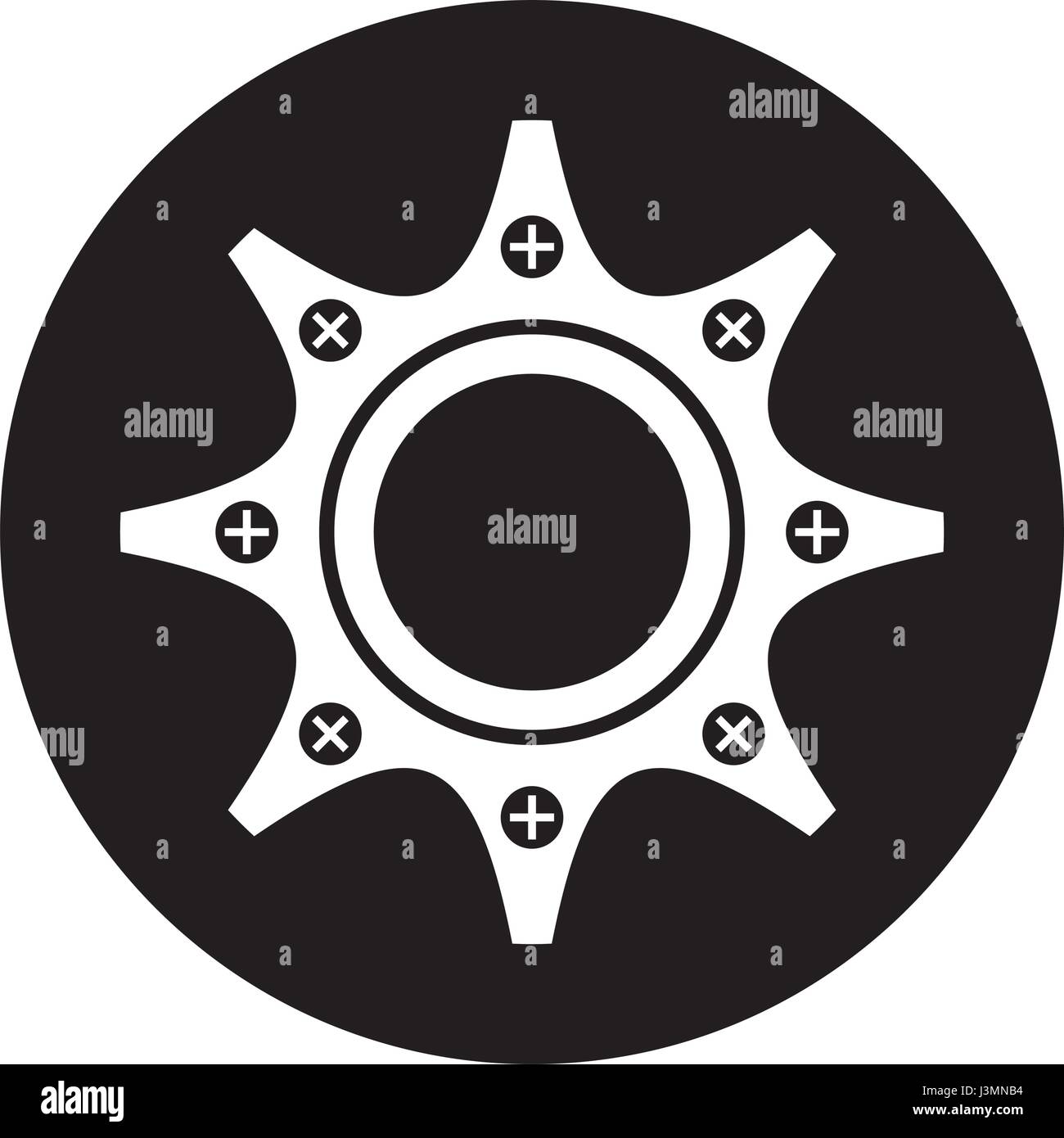 machinery gear isolated icon Stock Vector Image & Art - Alamy