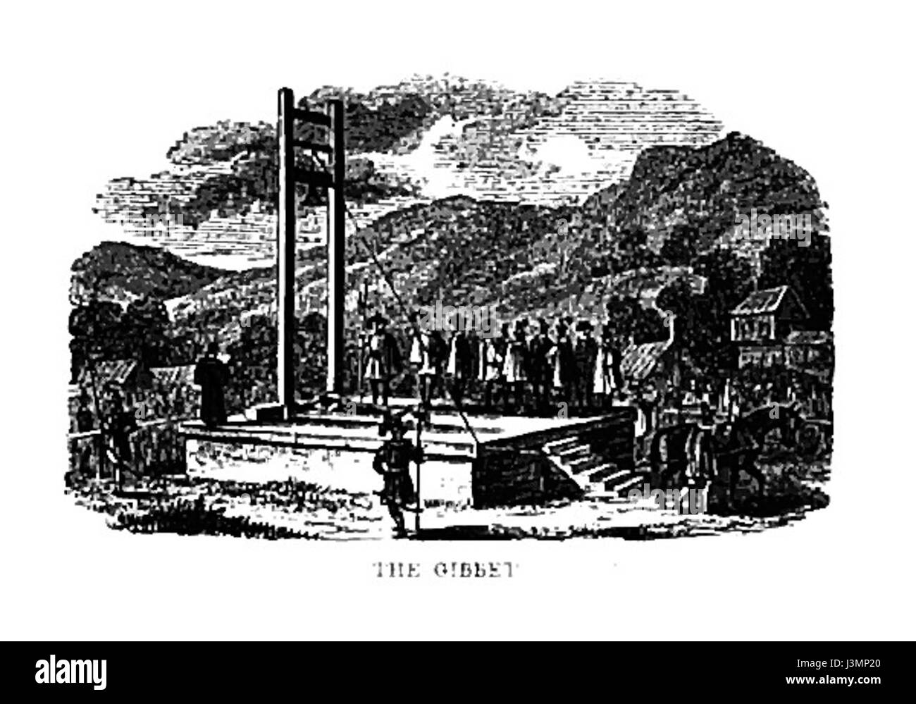 Gibbet from Halifax Crabtree Stock Photo Alamy