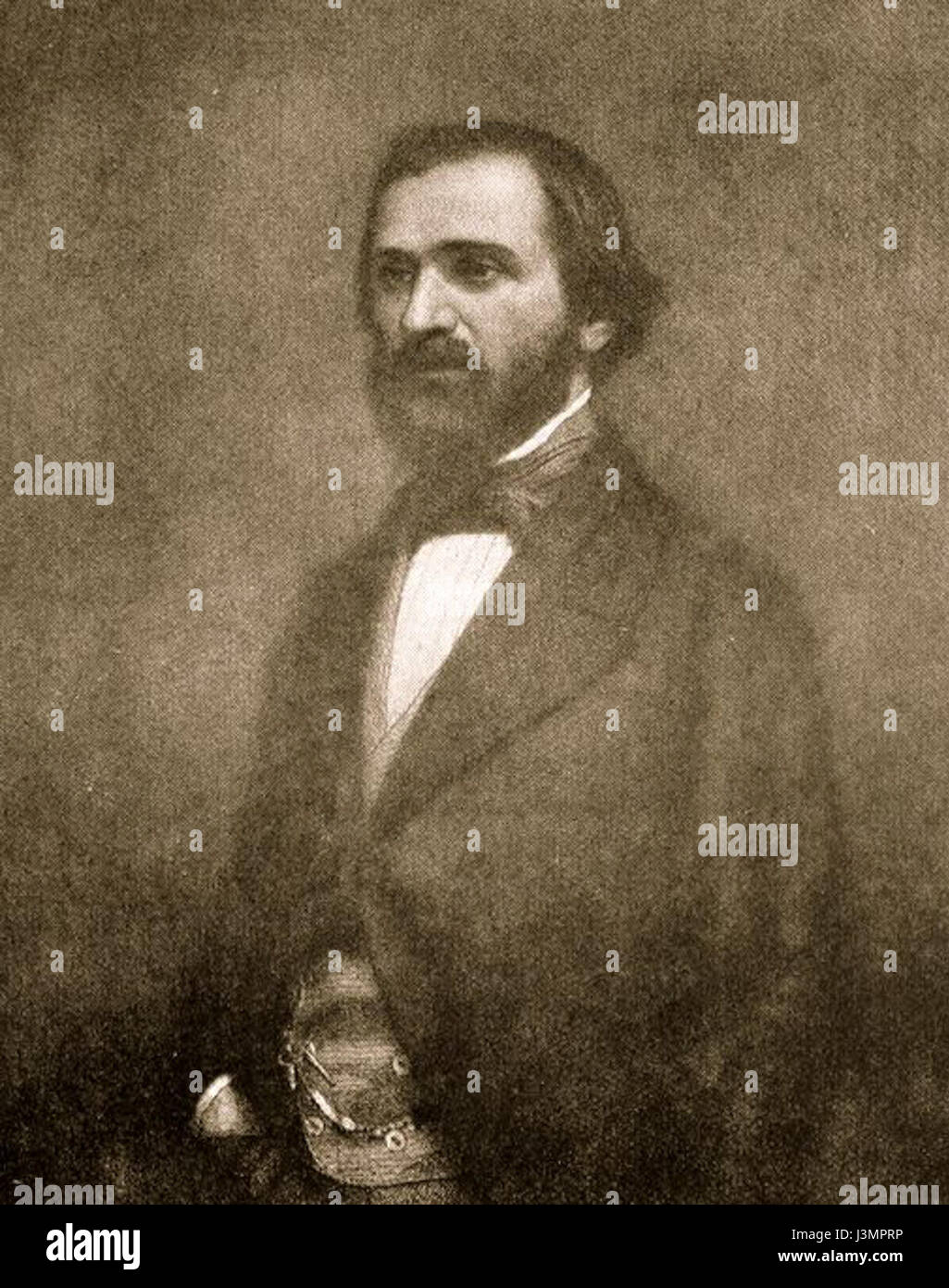 Giuseppe Verdi portrait Stock Photo
