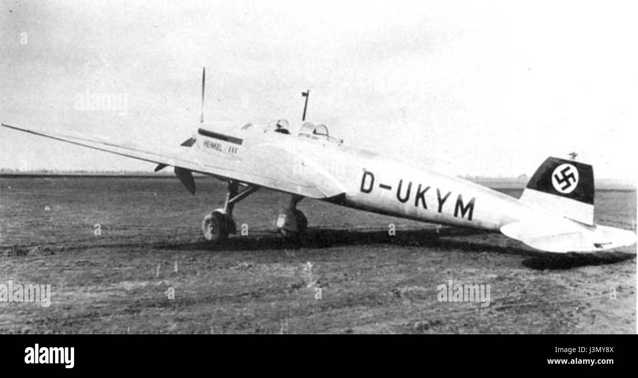 Heinkel He 118 Stock Photo