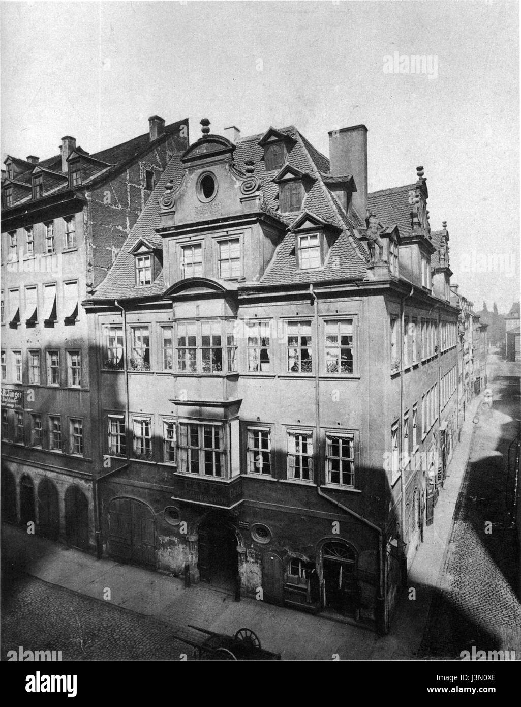 Goldener Apfel Leipzig 1880 Stock Photo