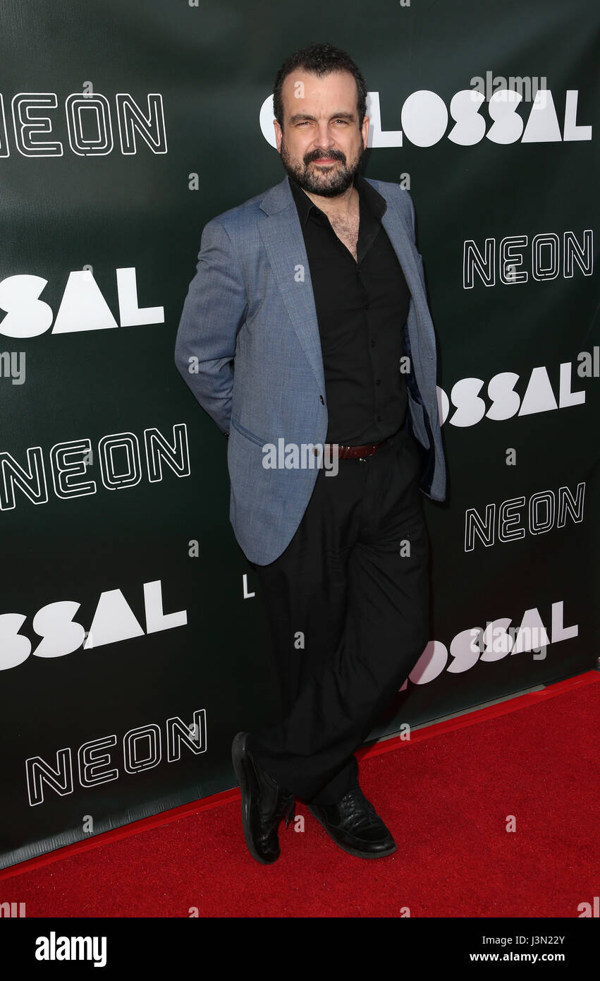 Premiere of Neon's 'Colossal' - Arrivals Featuring: Nacho Vigalondo Where: Los Angeles, California, United States When: 05 Apr 2017 Stock Photo