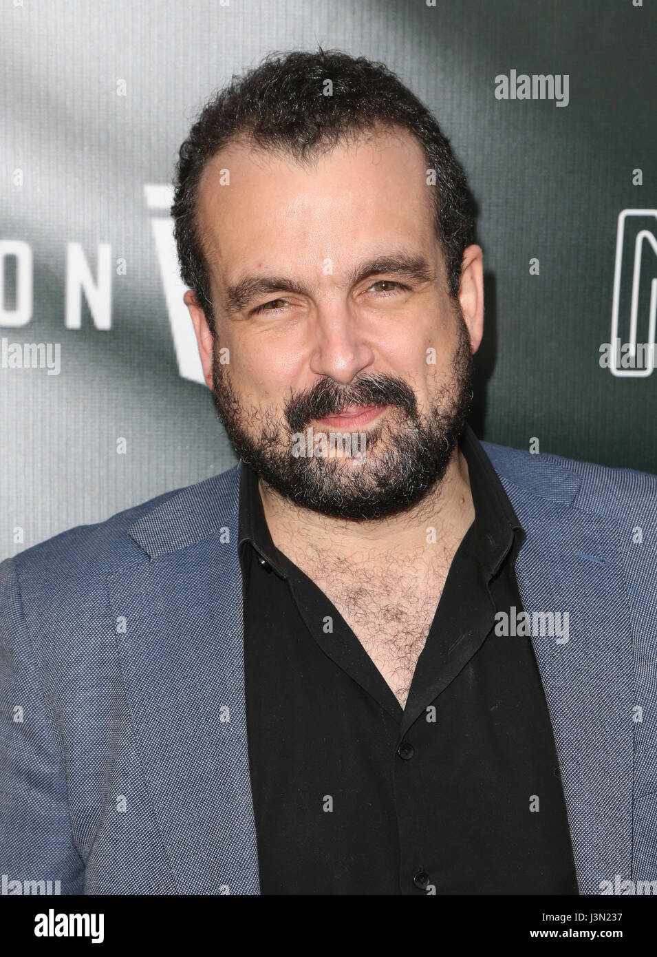 Premiere of Neon's 'Colossal' - Arrivals Featuring: Nacho Vigalondo Where: Los Angeles, California, United States When: 05 Apr 2017 Stock Photo