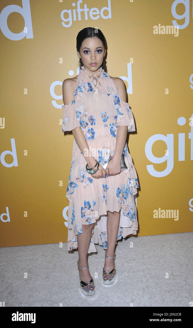 RMJ3N2CB–Film. premiere of 'Gifted' - Arrivals Featuring: Jenna O...