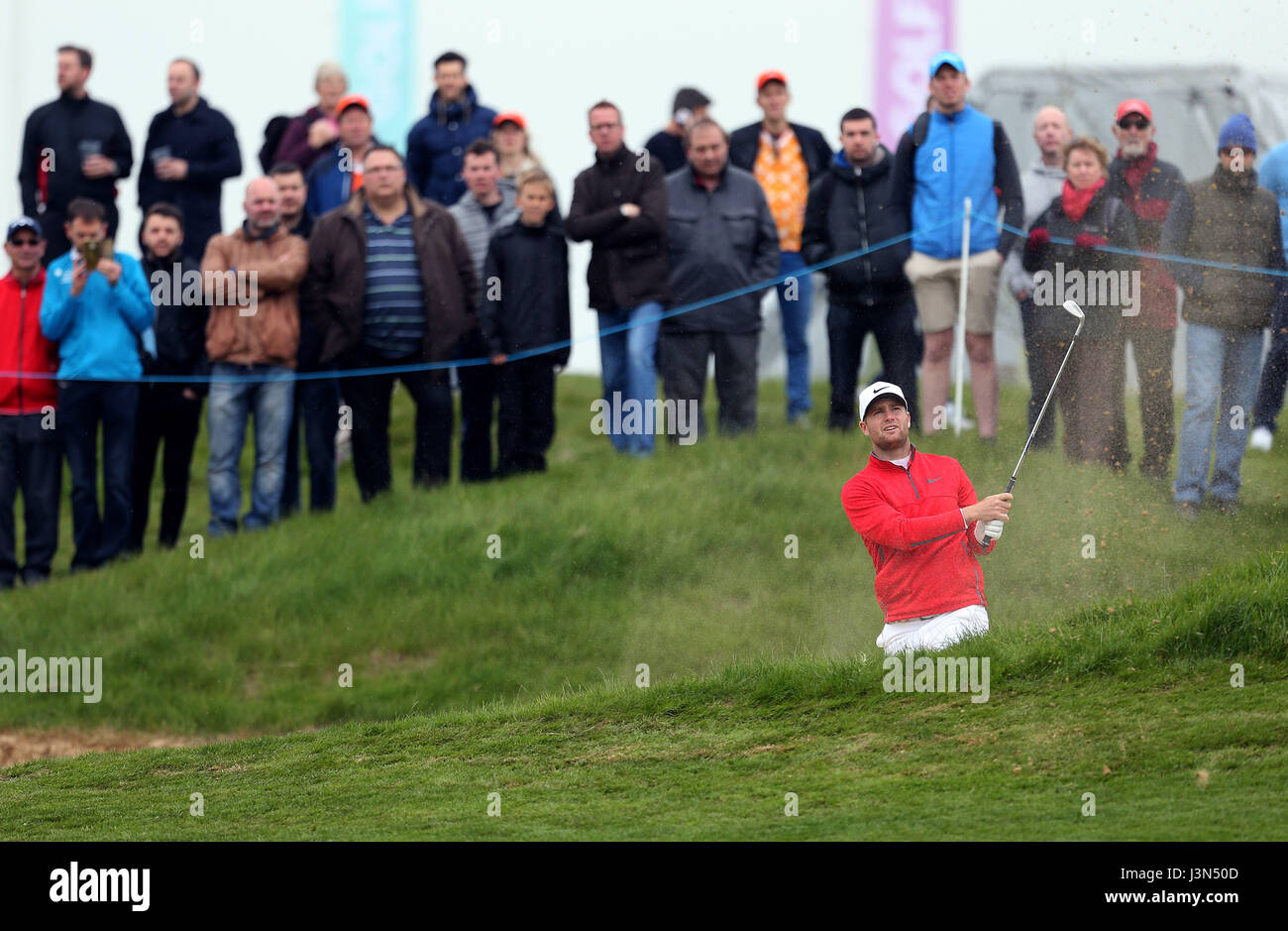 Denmark's Thorbjorn Olesen during day one of the Golf Sixes at the Centurion Club, St Albans. PRESS ASSOCIATION Photo. Picture date: Saturday May 6, 2017. See PA story GOLF Sixes. Photo credit should read: Steven Paston/PA Wire. Stock Photo