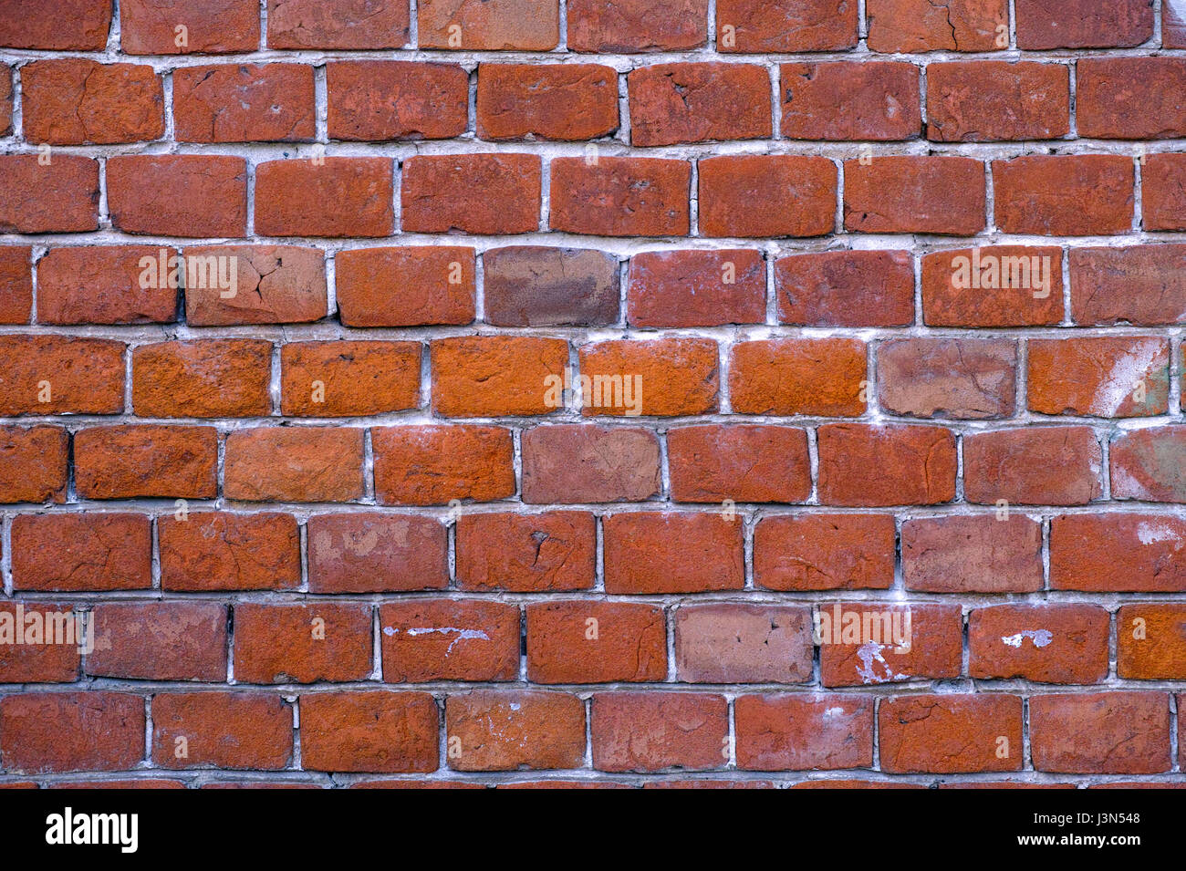 Old red brick wall background Stock Photo - Alamy