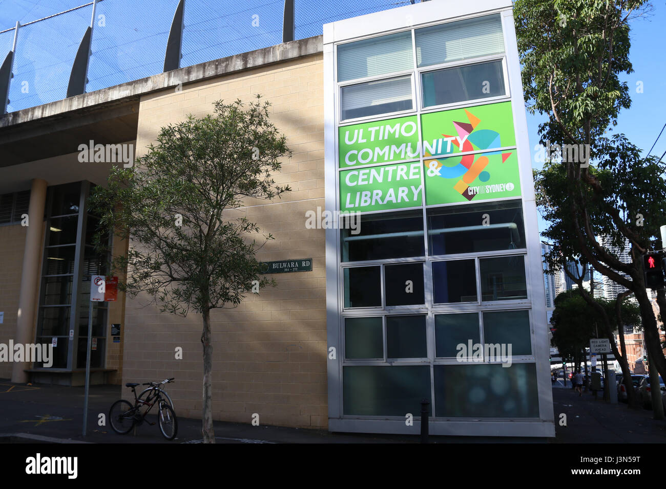 Ultimo Public Library Ultimo Community Centre & Library Stock Photo - Alamy
