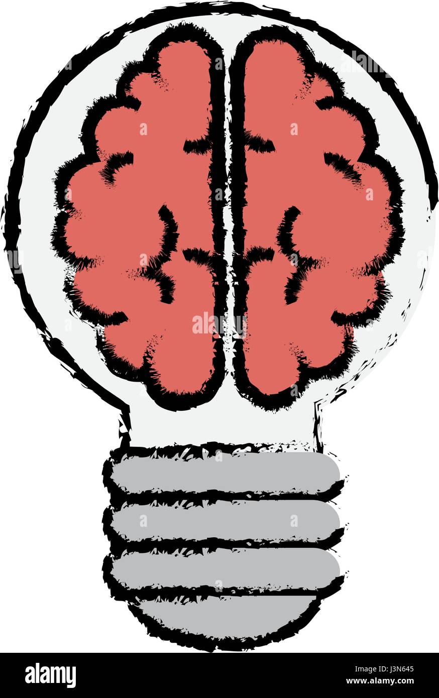 human brain design Stock Vector Image & Art - Alamy