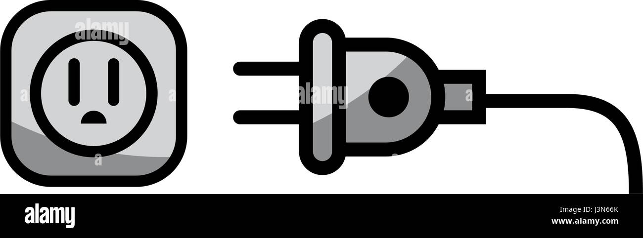 electric plug icon Stock Vector Image & Art - Alamy